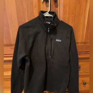 Patagonia Better Sweater 1/4 Zip Fleece – Men’s Small – Black